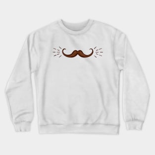 Call Me A Sir Mustache Ideology Handlebar Mustache Fathers Day Funny Dad Crewneck Sweatshirt